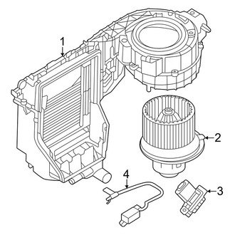 Dodge OE - Air Conditioner & Heater - Blower Motor & Fan