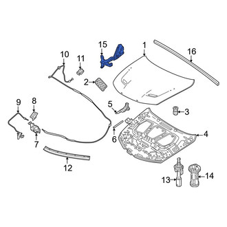Dodge OE - Right Cowl Cover Seal
