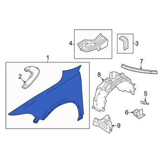 Dodge OE - Front Left Fender