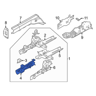 Dodge OE - Front Outer Frame Side Member
