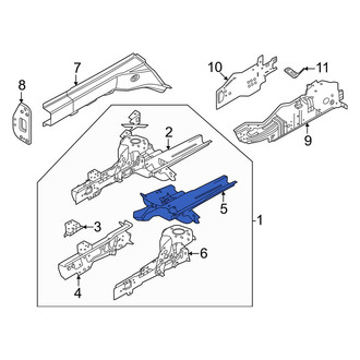Dodge OE - Front Left Frame Side Member Reinforcement