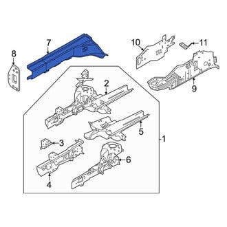Dodge OE - Front Outer Frame Side Member