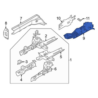 Dodge OE - Front Outer Frame Side Member