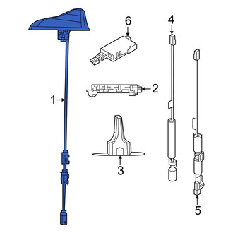 Dodge OE - Radio Antenna Assembly