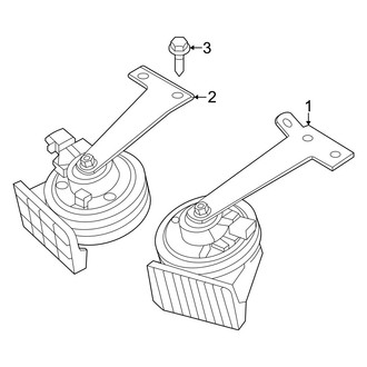 Dodge OE - Electrical - Horn