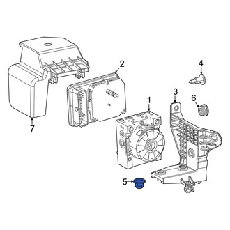 Dodge OE - ABS Modulator Insulator