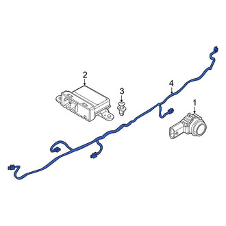 Dodge OE - Front Parking Aid System Wiring Harness