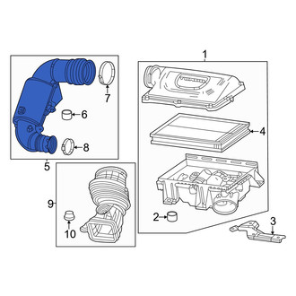 Dodge OE - Engine Air Intake Hose