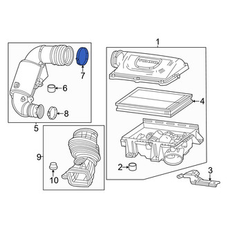 Dodge OE - Lower Engine Air Duct Clamp