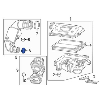 Dodge OE - Upper Engine Air Duct Clamp