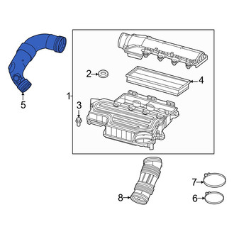 Dodge OE - Engine Air Intake Hose