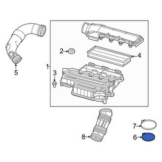 Dodge OE - Lower Engine Air Duct Clamp