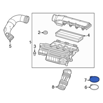 Dodge OE - Upper Engine Air Duct Clamp