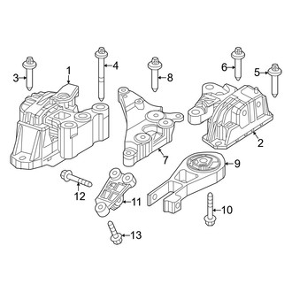 Dodge OE - Engine / Transaxle - Engine & Transmission Mounting