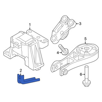 Dodge OE - Left Engine Mount Bracket