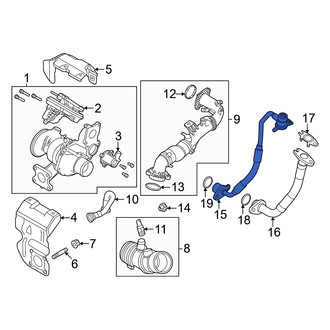 Dodge OE - Turbocharger Oil Line