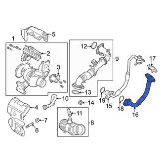 Dodge OE - Turbocharger Oil Line