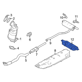 Dodge OE - Rear Floor Pan Heat Shield