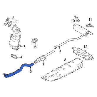 Dodge OE - Front Exhaust Intermediate Pipe