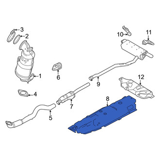 Dodge OE - Front Floor Pan Heat Shield