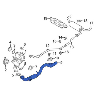 Dodge OE - Front Exhaust Intermediate Pipe