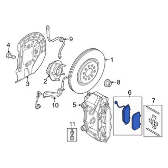 Dodge OE - Front Disc Brake Pad Set