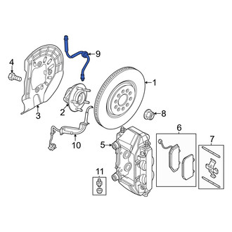 Dodge OE - Front Brake Hydraulic Hose
