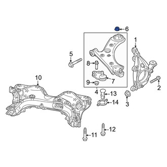 Dodge OE - Lower Outer Suspension Control Arm Nut
