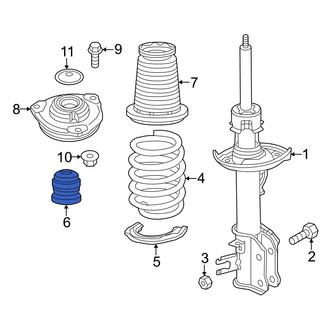 Dodge OE - Front Suspension Strut Bumper