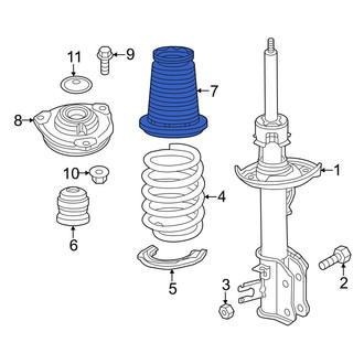 Dodge OE - Rear Suspension Strut Bellows