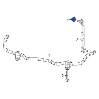 Dodge OE - Rear Suspension Stabilizer Bar Link Nut