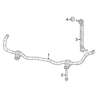 Dodge OE - Front Suspension - Stabilizer Bar & Components