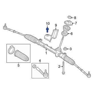 Dodge OE - Rack and Pinion Heat Shield Bolt