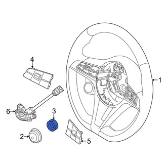 Dodge OE - Steering Wheel Nut