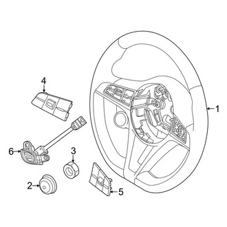 Dodge OE - Steering Wheel & Trim (1.3L)