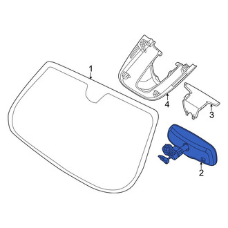 Dodge OE - Front Interior Rear View Mirror