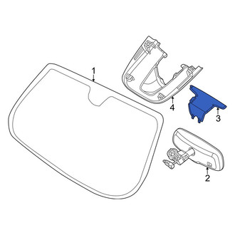Dodge OE - Front Upper Interior Rear View Mirror Cover