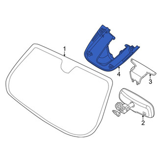 Dodge OE - Front Lower Interior Rear View Mirror Cover