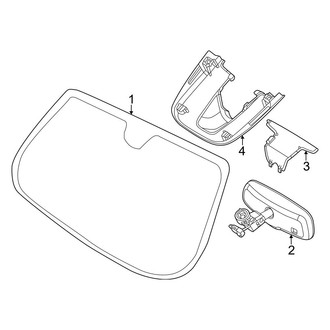 Dodge OE - Windshield - Glass
