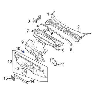 Dodge OE - Dashboard Panel Insulator Clip