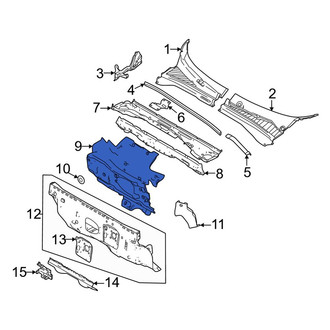 Dodge OE - Center Engine Compartment Insulation