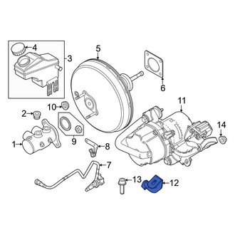Dodge OE - Power Brake Booster Vacuum Pump Bracket