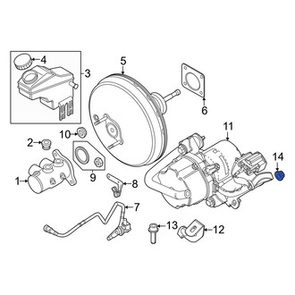 Dodge OE - Power Brake Booster Vacuum Pump Nut