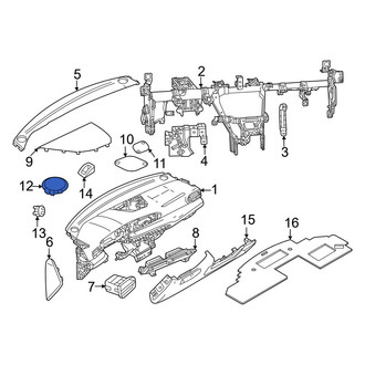 Dodge OE - Front Outer Speaker Cover