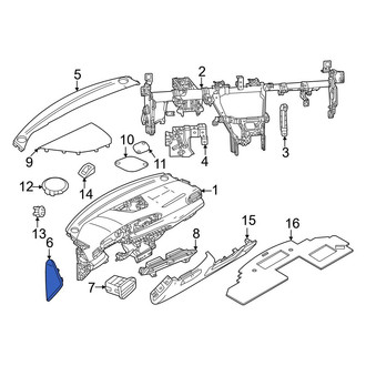 Dodge OE - Right Instrument Panel Side Cover