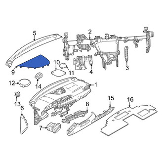 Dodge OE - Front Center Speaker Cover