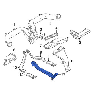 Dodge OE - Rear Center Instrument Panel Air Duct