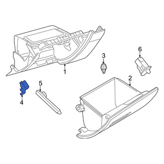 Dodge OE - Front Right Glove Box Door Striker