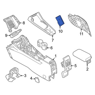 Dodge OE - Console Mat