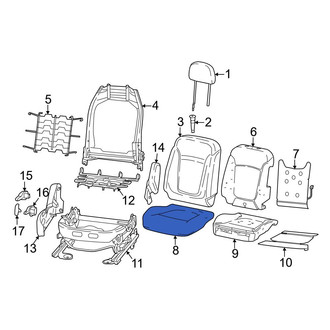 Dodge OE - Front Right Seat Cover